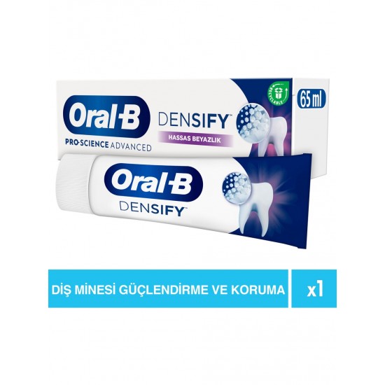 Oral-B Pro-Science Densify Hassas Beyazlık Diş Macunu 65ml Beyazlatıcı Özellikli Diş Minesi Güçlendirme