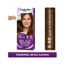 Palette Göz Alıcı Renkler Saç Boyası 5-50 Açık Altın Kahve 50ML Palette Göz Alıcı Renkler Saç Boyası 5-50 Açık Altın Kahve 50ML