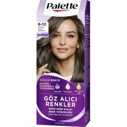 Palette Göz Alıcı Renkler Saç Boyası 6-12 Soğuk Koyu Kumral Palette Göz Alıcı Renkler Saç Boyası 6-12 Soğuk Koyu Kumral