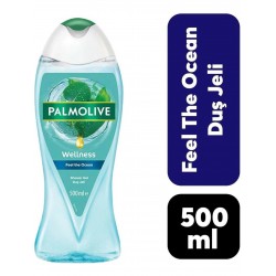 Palmolive Duş Jeli Wellness Feel The Ocean 500 ml Ferahlatıcı Etki ile Denizin Hissini Yaşatma
