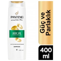 Pantene Güç Ve Parlaklık Şampuan 400Ml Sülfatsız Güçlendirici Etki ile Boyalı Saçlar İçin
