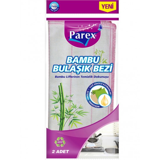 Parex Bambu Bulaşık Bezi 2'li