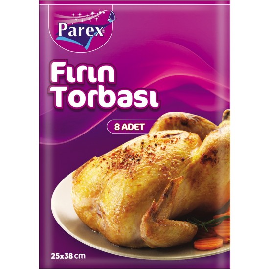 Parex Fırın Torbası 8 Adet 25 x 38 cm Parex Fırın Torbası 8 Adet 25 x 38 cm