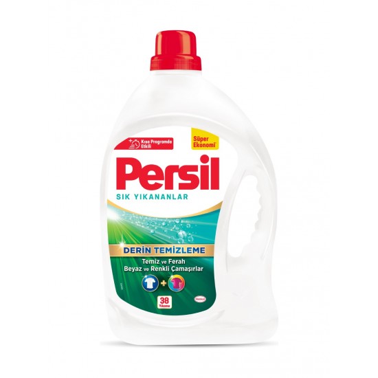Persil Jel Beyazlar&Renkliler Çamaşır Deterjanı Sık Yıkananlar 2470 ml (38 Yıkama)