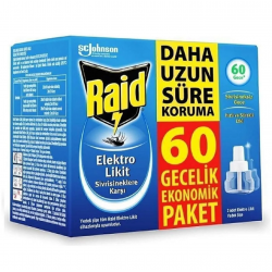 Raid Elektrolikit Sivrisinek Kovucu 60 Gece Etkili 42 ml Raid Elektrolikit Sivrisinek Kovucu 60 Gece Etkili 42 ml