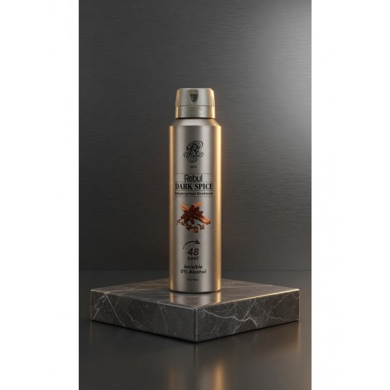 REBUL DEO MEN DARK SPICE 150 ML REBUL DEO MEN DARK SPICE 150 ML