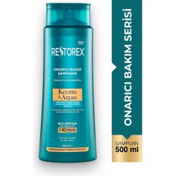 Restorex Keratin Argan Onarıcı Saç Bakım Şampuanı 500 Ml