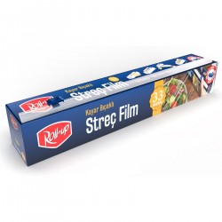 Roll-up Streç Film 30cm x 33 m 1 Adet (Kayar Bıçaklı) Roll-up Streç Film 30cm x 33 m 1 Adet (Kayar Bıçaklı)