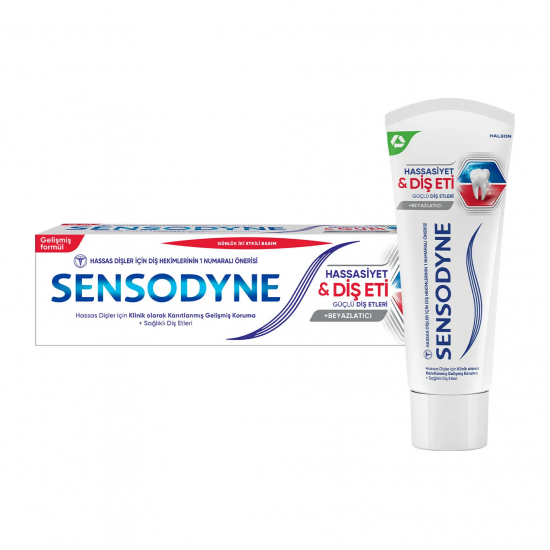 Sensodyne Diş Macunu Hassasiyet ve Güçlü Diş Eti 75 ml Sensodyne Diş Macunu Hassasiyet ve Güçlü Diş Eti 75 ml