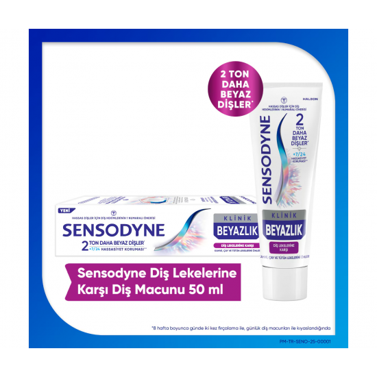 SENSODYNE MACUN KLINIK BEYAZLIK 50 ML