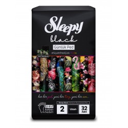 Sleepy Black Premium Plus Günlük Ped Uzun 32 Adet Ped Sleepy Black Premium Plus Günlük Ped Uzun 32 Adet Ped
