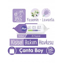 Sleepy Herbal Kişisel Bakım Havlusu Çanta Boy 25 Yaprak