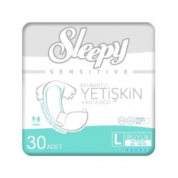 Sleepy Yetişkin Hasta Bezi Bel Bantlı L - Large - Büyük 30 Adet