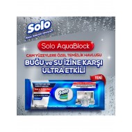 Solo Aquablock Cam Yüzeylere Özel Temizlik Havlusu 30 Yaprak Solo Aquablock Cam Yüzeylere Özel Temizlik Havlusu 30 Yaprak