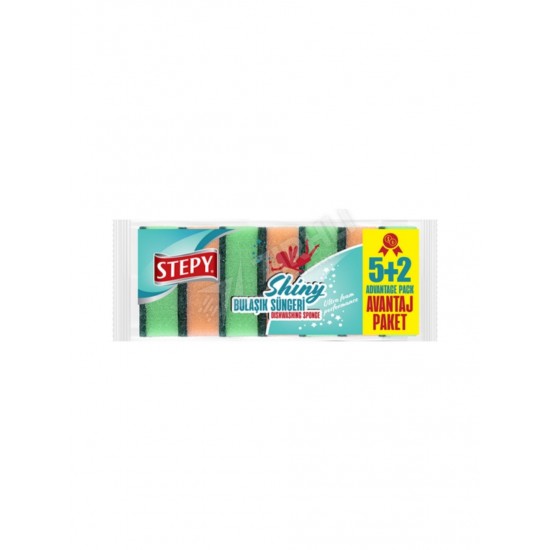 Stepy Bulaşık Süngeri 5+2 'li Stepy Bulaşık Süngeri 5+2 'li
