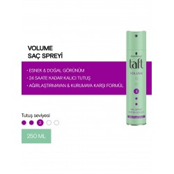 Taft Volume Saç Spreyi 250 ml Taft Volume Saç Spreyi 250 ml