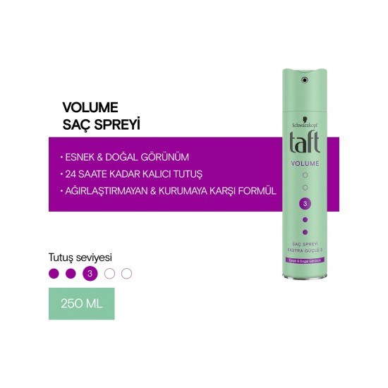 Taft Volume Saç Spreyi 250 ml