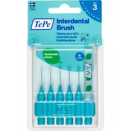 Tepe Arayüz Fırçası 6 Lı Mavi Orta Sertlikte Diş Fırçası Blisterli Formda