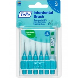 Tepe Arayüz Fırçası 6 Lı Mavi Orta Sertlikte Diş Fırçası Blisterli Formda