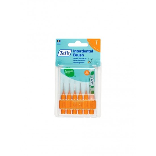 Tepe Arayüz Fırçası 6'lı Orta Sertlikte Turuncu Diş Fırçaları