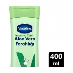Vaseline Vücut Losyonu Aloe Vera Ferahlığı Kuru Ciltler İçin 400 ml