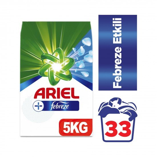Ariel Plus Toz Çamaşır Deterjanı Febreze Etkili 5 kg