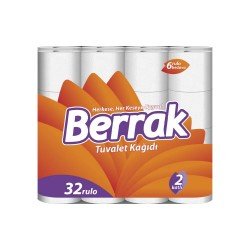 Berrak Tuvalet Kağıdı 2 Katlı 32'li Berrak Tuvalet Kağıdı 2 Katlı 32'li