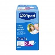 Canped Belbantlı Hasta Bezi Ekstra Büyük Boy XL 7 Adet Canped Belbantlı Hasta Bezi Ekstra Büyük Boy XL 7 Adet