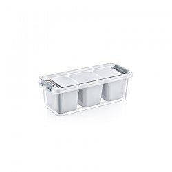 Hobby Life Grand 3 Bölmeli Derin Organize Kutu 1,8 LT Hobby Life Grand 3 Bölmeli Derin Organize Kutu 1,8 LT