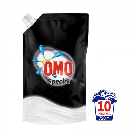 Omo Spesial Lıq Pouch Black 750 ml 10 Yıkama
