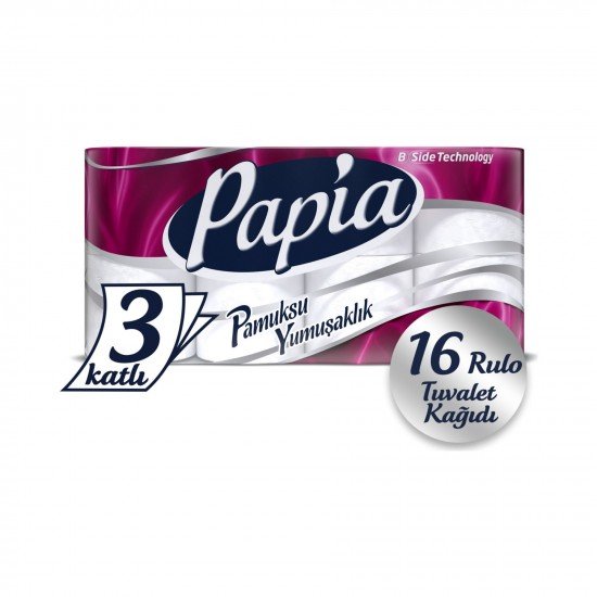 Papia Tuvalet Kağıdı 3 Katlı 16lı