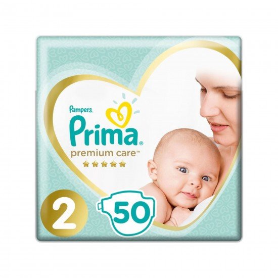 Prima Bebek Bezi Premium Care 2 Beden 50 Adet Mini Ekonomi Paketi