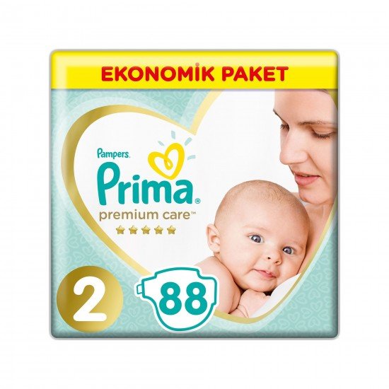 Prima Bebek Bezi Premium Care Jumbo Mini 2 Beden 88 Li 4-8 Kg