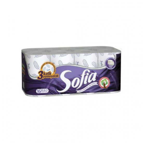 Sofia 3 Katlı Sabun Kokulu Tuvalet Kağıdı 16lı